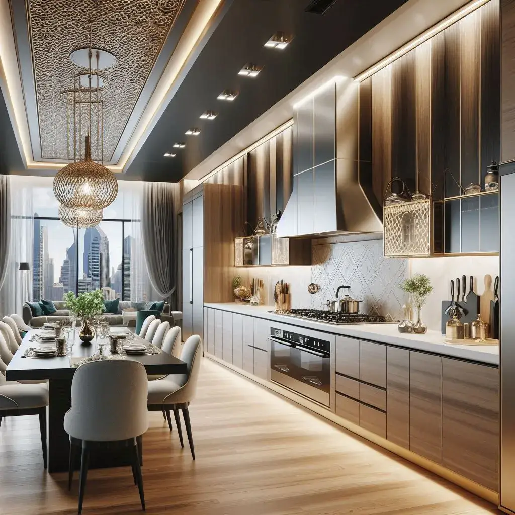 Modern Saudi kitchens with kitchen detailing 1	
